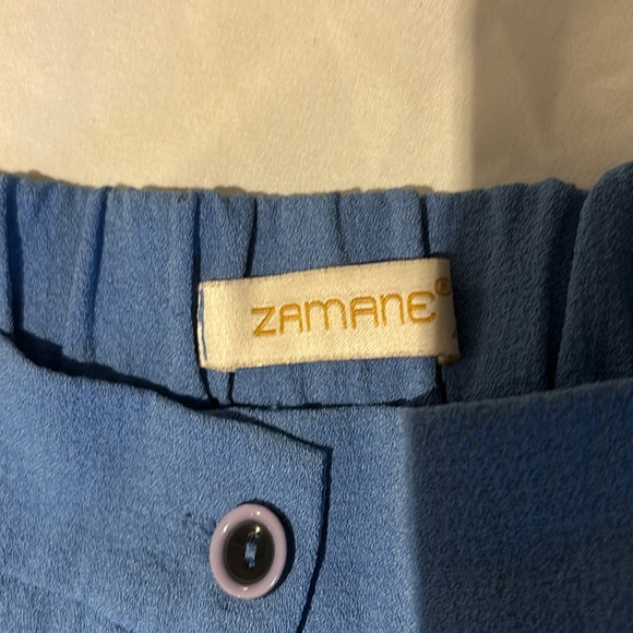 Retro Zamane Blue + White Stripe Track Pants | Vintage 💙 - Picture 3 of 4